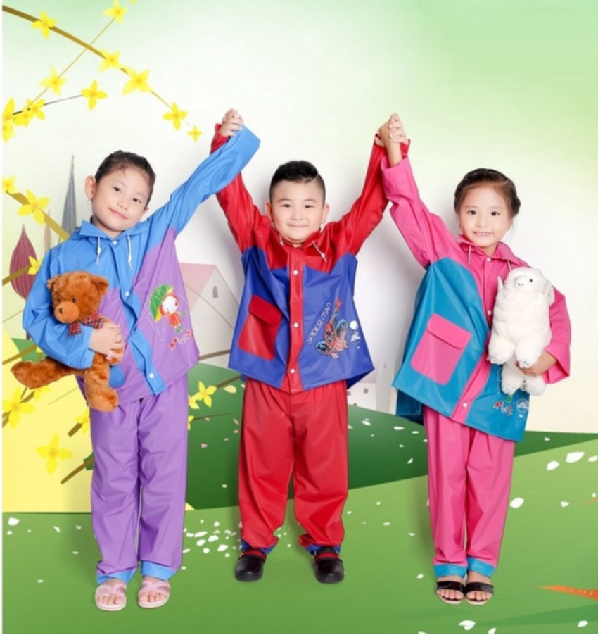 [🌷Hôm nay có Mgg 10k]CHÍNH HÃNG ÁO MƯA SƠN THỦY]Áo mưa bộ trẻ em- Áo mưa có lưng che cặp sách cho bé - Đủ SIZE cho các bé - Áo mưa trẻ em nam, Áo mưa trẻ em nữ  - Chất liệu PVC độ siêu bền cao - Bảo vệ tốt bé và cặp sách