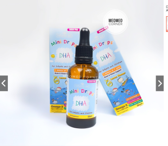 DHA Drop Nature Aid Dha Mini Drops Anh cho bé từ 3 tháng đến 5 tuổi