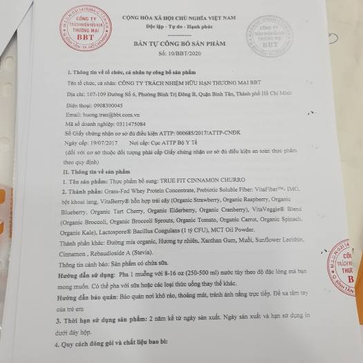 RSP TRUEFIT - BỮA ĂN THÔNG MINH - ORGANIC