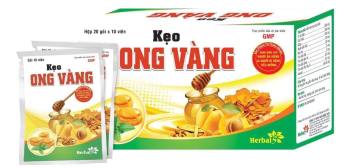 KẸO HO ONG VÀNG HỘP 100 TÚI X 2 VIÊN