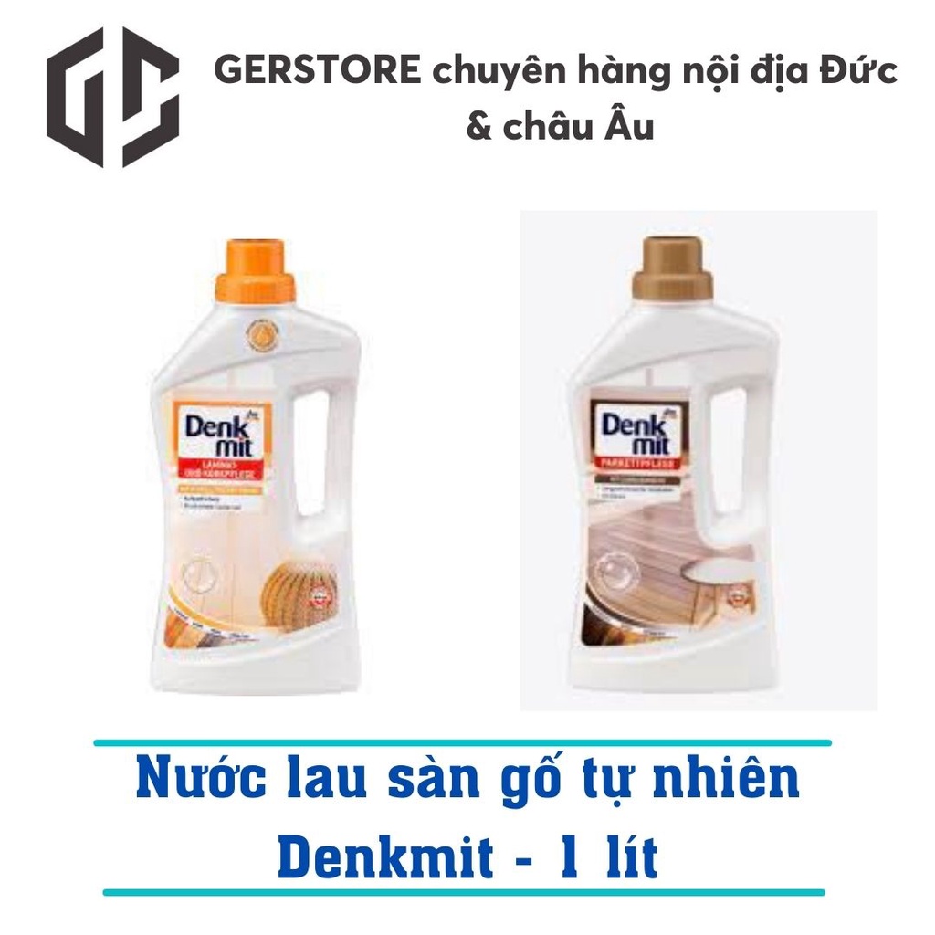 Nước Lau Sàn Gỗ Tự Nhiên Denkmit Parkettpflege 1lít, Nước Lau Sàn Gỗ Mẫu Mới Hàng Đức