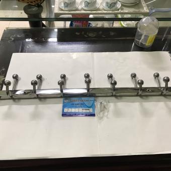 Móc Treo Quần Áo Đóng tường Đôi To 67cm 100% INOX