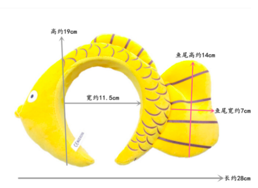 Cài Con Cá Vàng, Bờm Tóc Hàn Quốc | Cài tóc thiết kế động vật phong cách Hàn Quốc xinh xắn | Băng đô hình con cá vàng dễ thương phong cách Hàn Quốc