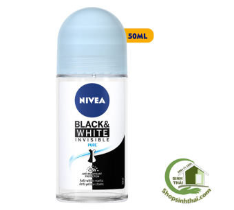 Lăn nách Khử Mùi Nữ Black & White 5in1 ngăn vệt ố vàng vượt trội (50ml)