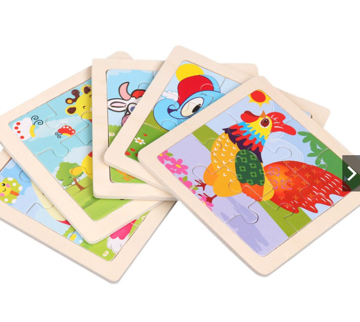 Tranh Xếp Hình 9 Mảnh Khung Bảng Cho Bé 1- 5 Tuổi GIÁ RẺ