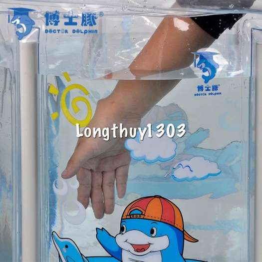 Bể bơi đứng tặng kèm Phao cổ tập bơi cho bé DOCTOR DOLPHIN( tặng kèm phao cổ bơm phao) bảo hành trọn đời