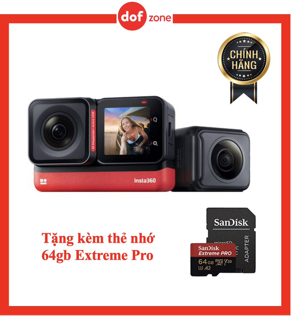 Insta360 ONE RS Twin Edition + Thẻ nhớ 64gb