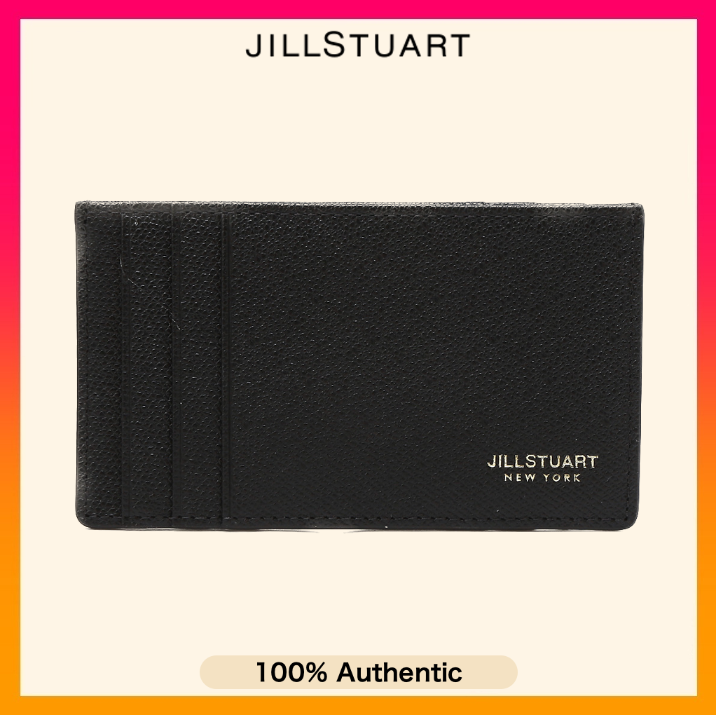 送料込◆JILLSTUART◆ROSELLA BROWN PATTERN CARD INSERT JILLSTUART]☆ROSELLA PATTERN BUSINESS CARD WALLET