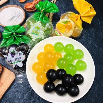 THẠCH TRÁI CÂY VỊ DÂU, NHO, COLA - THẠCH TIKTOK - THẠCH NHO NỔ KYOHO VỊ NHO ĐEN, NHO XANH - ĂN VẶT