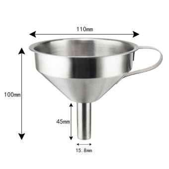 Phễu Inox Tốt Nhất Có Tay Cầm, Phễu Nạp Kim Loại Cho Nhà Bếp, Nhỏ Lớn