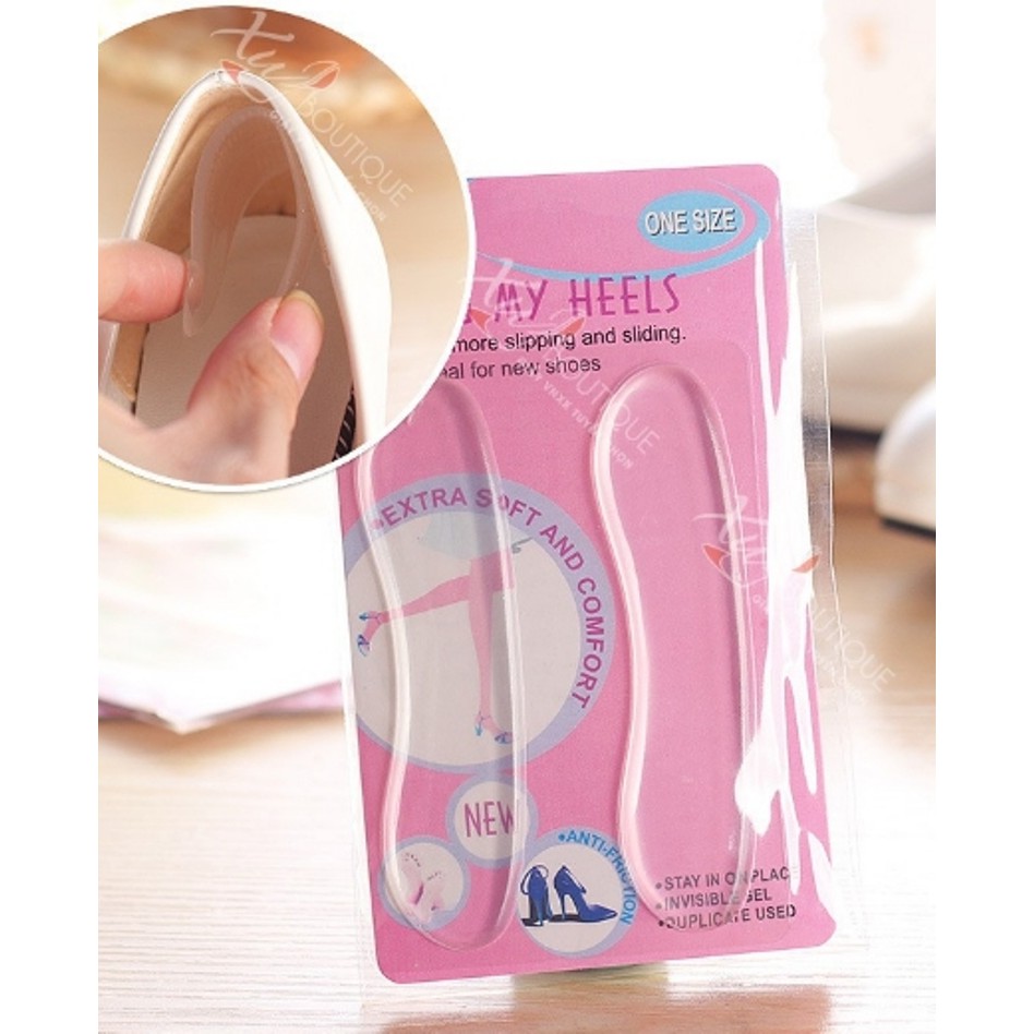 SET 2 miếng Lót gót giày silicon, lót gót, êm gót, chống trầy gót chân