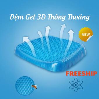 Đệm Ngồi, Đệm Ngồi 3D Thoáng Khí Lót ghế Ngồi Trên Ô Tô Đa Năng