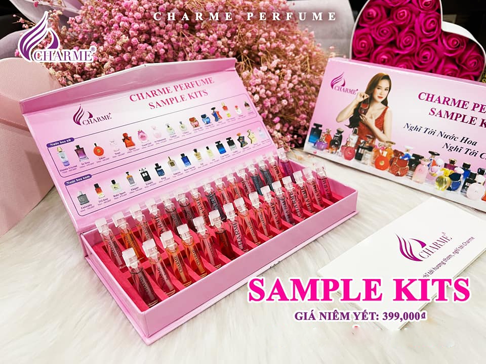 Bộ test nước hoa Char.me 30 mùi hương