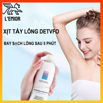 LEMIOR - Kem Tẩy Lông Dtvfo Dạng Xịt Nano, Triệt Lông Nách, Triêt Lông Vùng Kín Lông Tay Chân Cơ Thể An Toàn Tại Nhà, Wax Lông, Dùng Như Kem Tẩy Lông Vĩnh Viễn, An Toàn Hiệu Quả, Trắng Da, Dùng Như Kem Tẩy Lông Huyền Phi, Loe