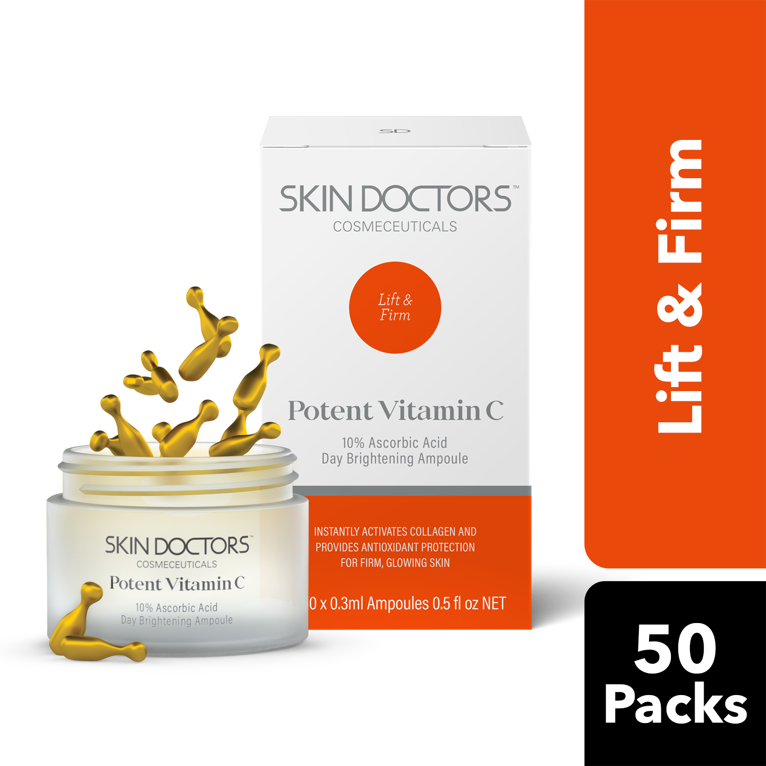 Buy Skin Doctors Potent Vitamin C Ampoules 50 x 0.3ml Online at