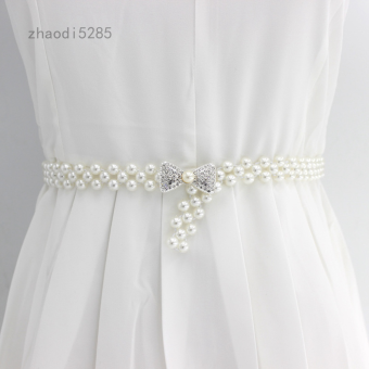 Thời Trang Nữ Skinny Dây Ngọc Trai Eo Thắt Lưng Cho Váy Dây Đeo Thắt Lưng (8 Kiểu)