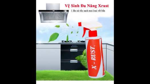 Bình xịt tẩy rửa đa năng XRUST - Chai xịt vệ sinh nhà bếp, nhà tắm, nhà vệ sinh,máy móc,xe hơi,vệ sinh giày - Nước Tẩy Rửa Đa Năng Đánh bay mọi vết bẩn tốt hơn