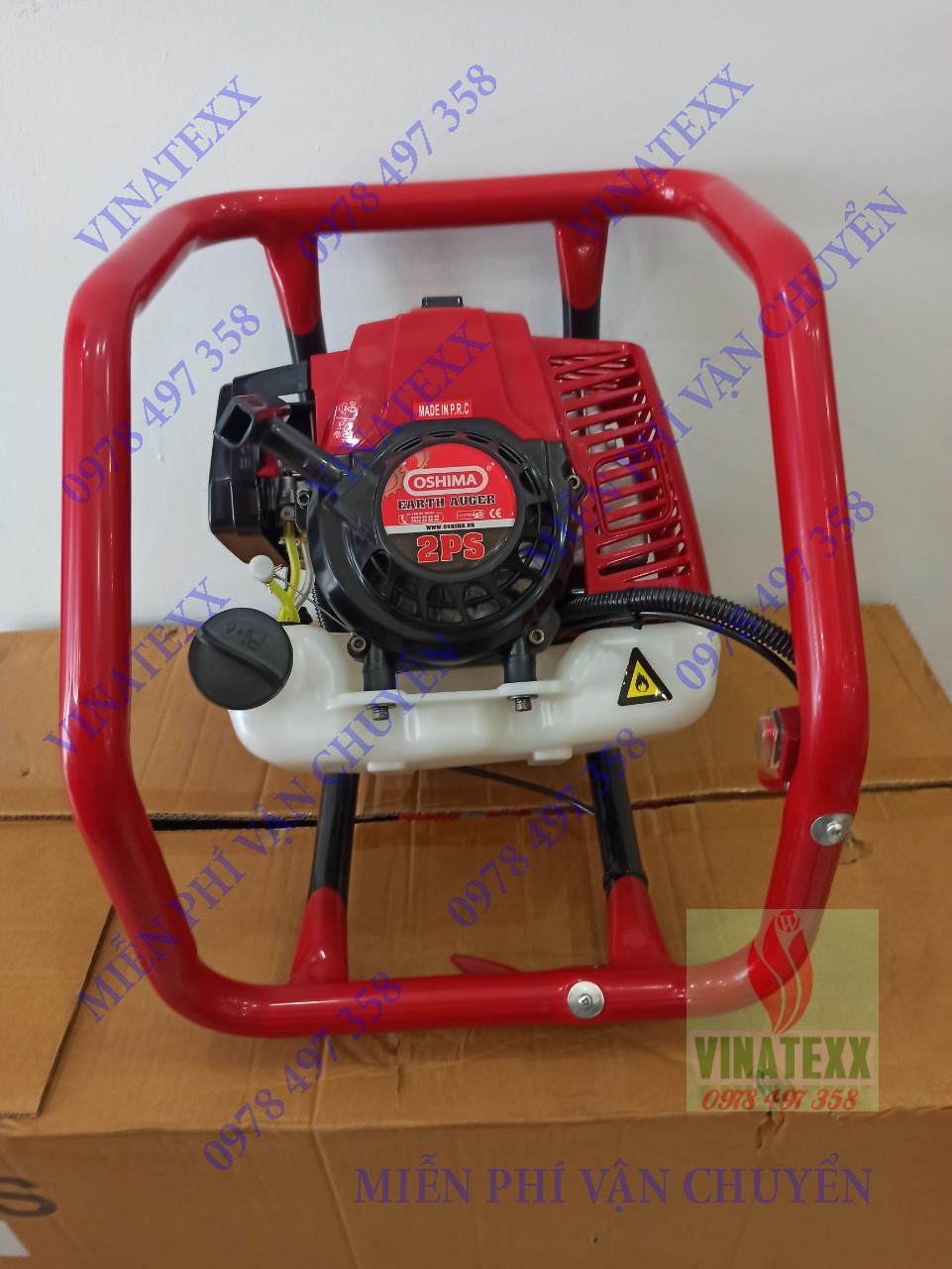 Máy khoan đất oshima 2ps kèm mũi khoan 100mm