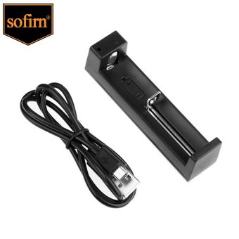 Sofirn Pin Sạc 26650 18650 16340 14500 10400 Bộ Sạc Thông Dụng Bộ Sạc USB Cho Pin