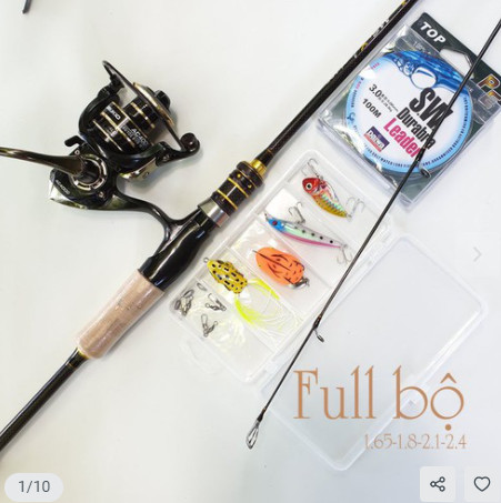 Combo cần câu cá lure đứng MSX + máy kim loại AC4000 tặng dây câu lure + hộp mồi lure