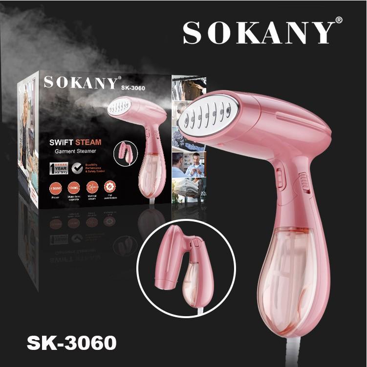BÀN ỦI HƠI NƯỚC CẦM TAY GẤP GỌN SOKANY SK-3060 - CÔNG NGHỆ HÀN QUỐC - BẢO HÀNH 12 THÁNG