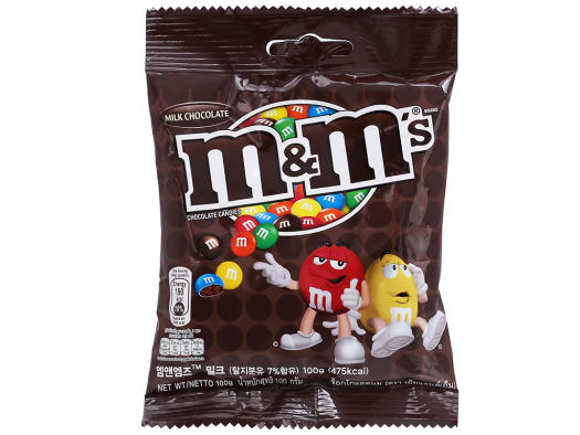 Kẹo socola sữa M&Ms gói 100g - Ban le 77