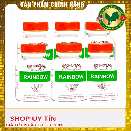 6 hủ rainbow - tăng nước máu, tăng cơ bắp cho gà đá