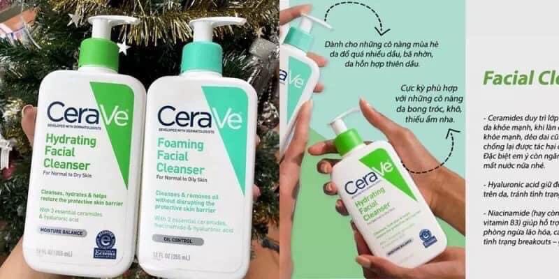 💧 sữa rửa mặt cerave