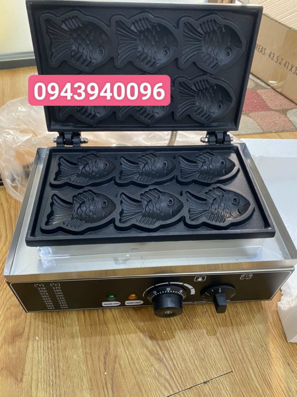 máy làm bánh cá cao cấp bảo hành 12 tháng công suất 1400w