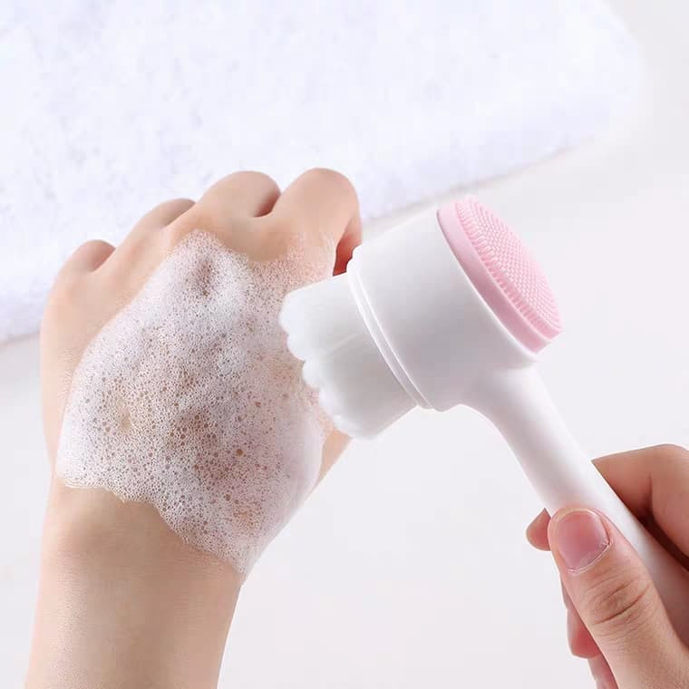 Cọ rửa mặt 2 đầu siêu sạch cọ rửa mặt 2 đầu massage mềm mại