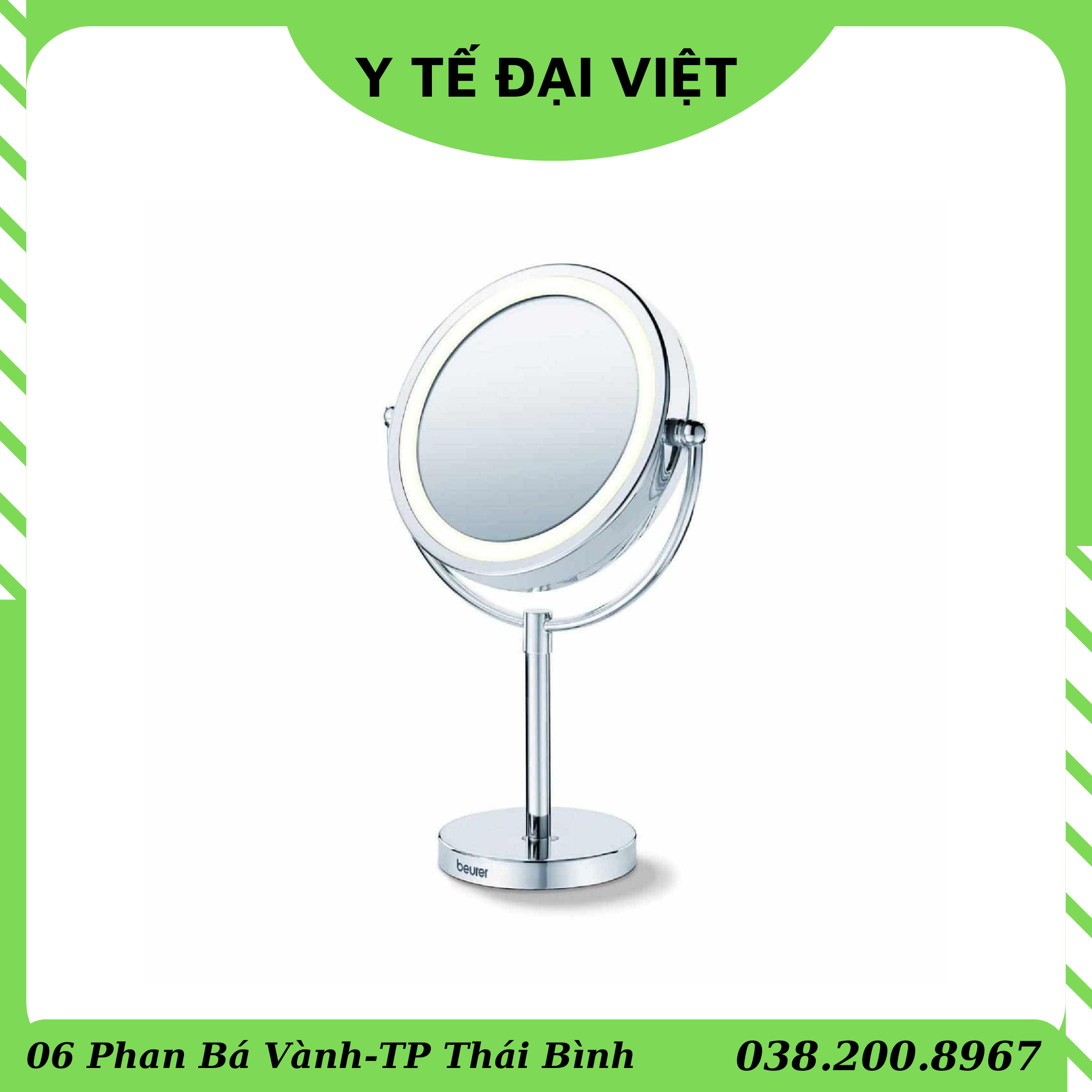 Gương trang điểm để bàn cỡ lớn Beurer BS69 bảo hành chính hãng 2 năm