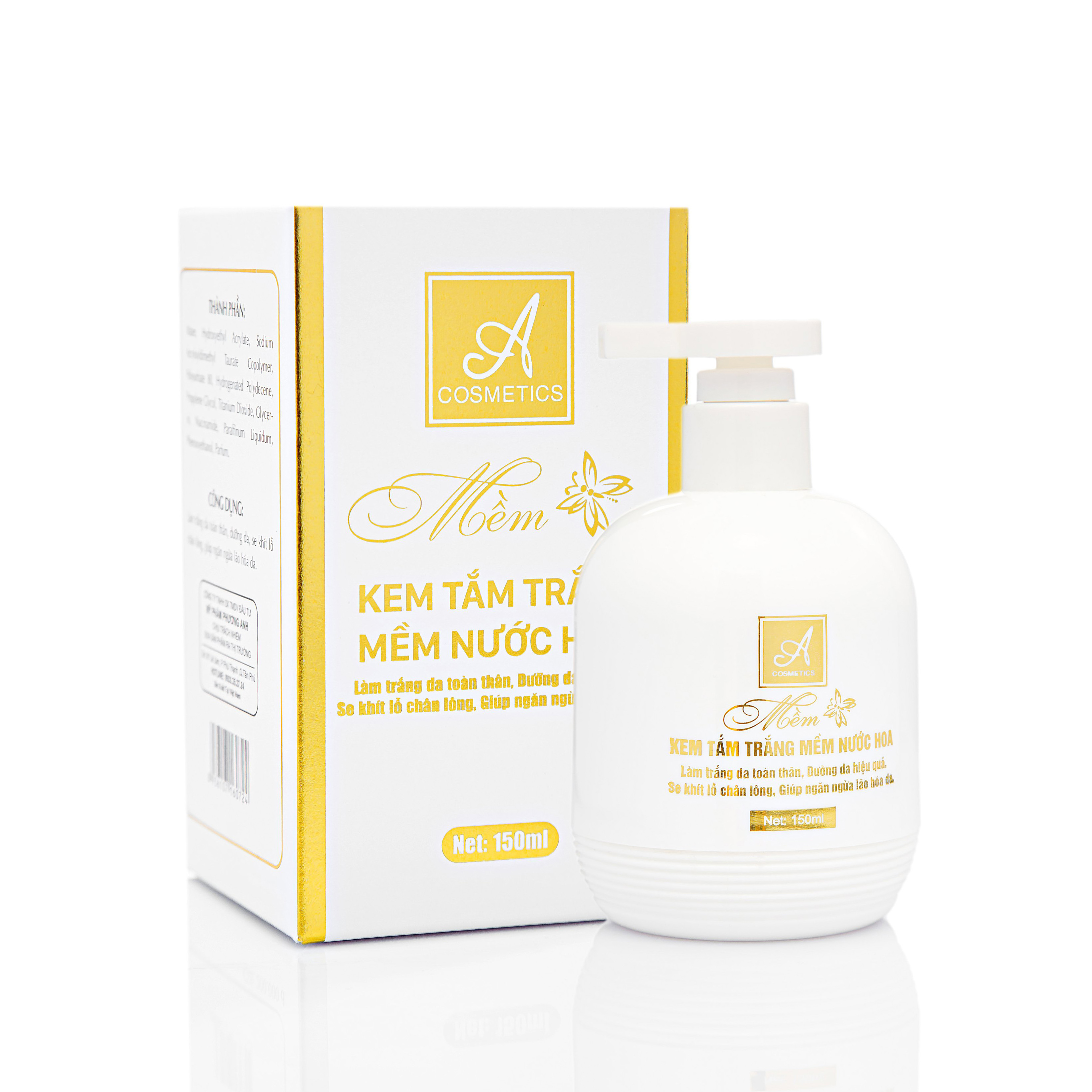 Kem Tắm Trắng Mềm Nước Hoa Acosmetics Chính Hãng