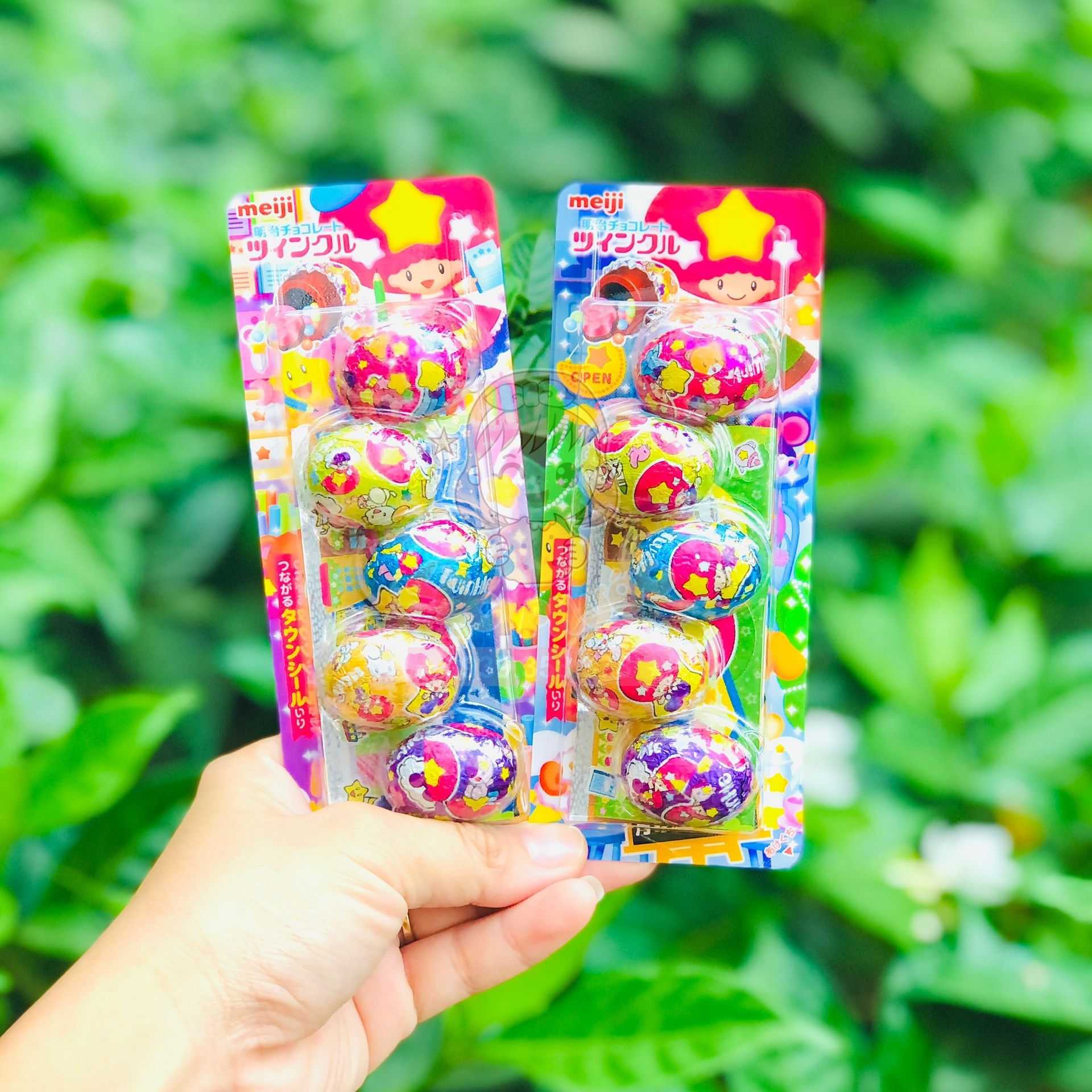 Kẹo trứng socola meiji twinkle chocolate egg 130g - nhật bản