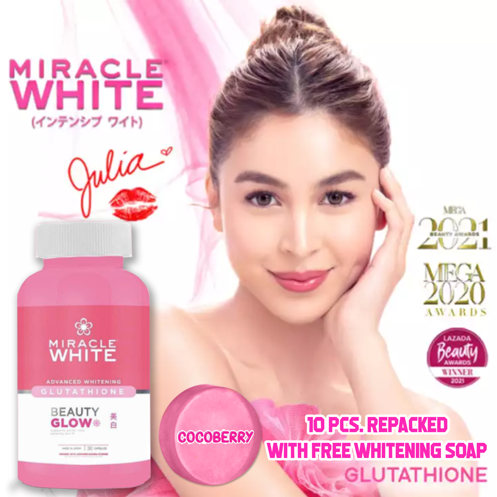 Miracle White Watsons - Glutathione Body Lotion & Whitening Soap Set