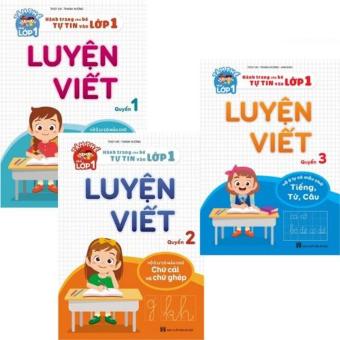 Combo 3 cuốn Luyện Viết - Tâm thế vào lớp 1 (lẻ tùy chọn)