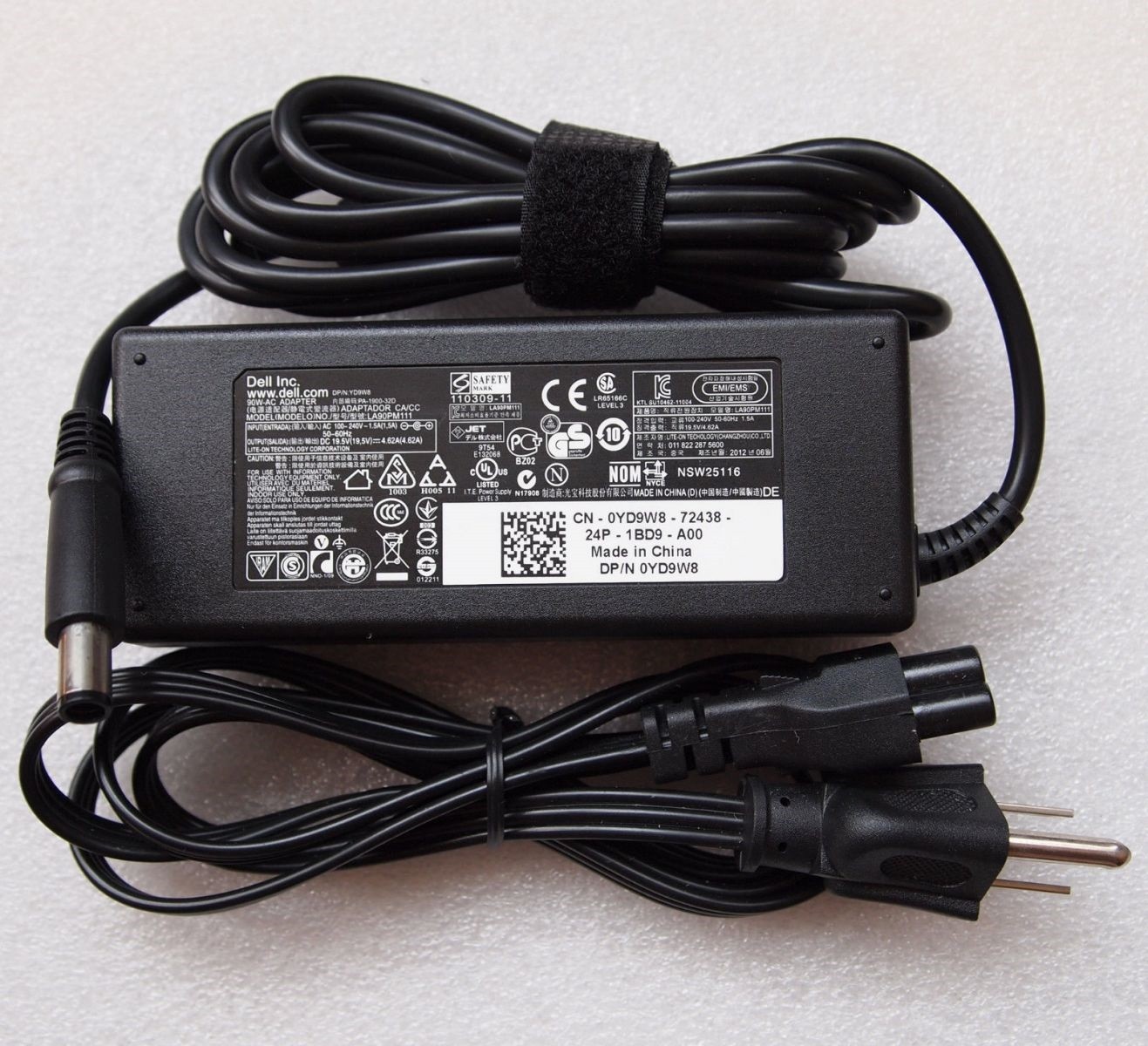Sạc cho laptop dell vostro 15 3568, v3568 adapter 19.5v-2.31a, 19.5v-3.34a