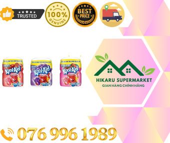 Bột Pha Nước KOOL AID Vị Trái Cây - Mỹ (538gram)