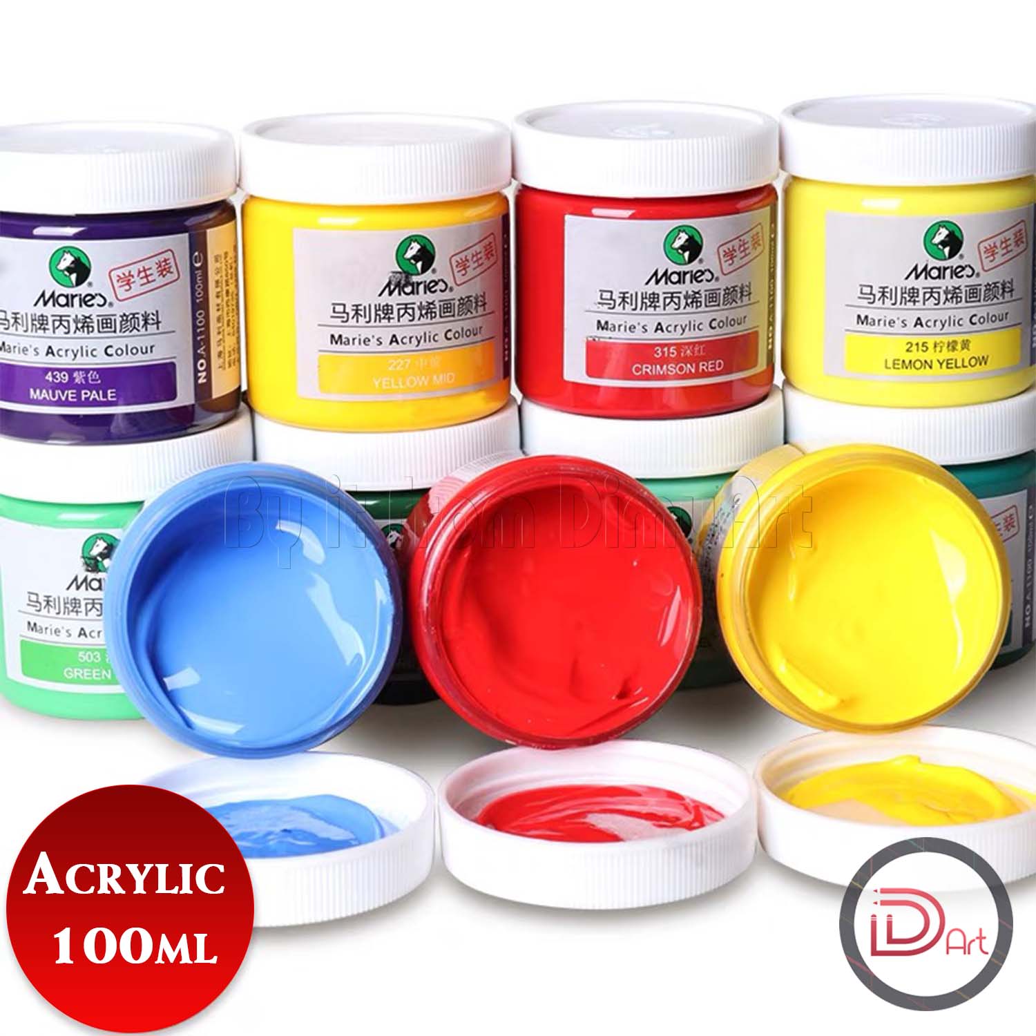 [HCM]Màu Vẽ Acrylic MARIES 100ml