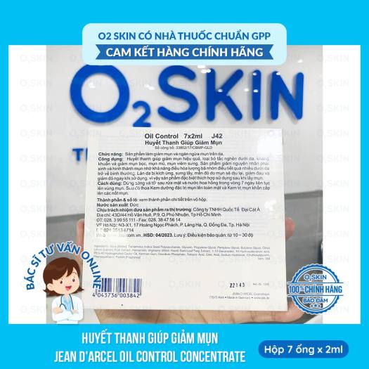 HUYẾT THANH GIẢM MỤN 🎁  / BÁC SĨ KHÁC VÀ TƯ VẤN ONLINE 💓 JEAN D'ARCEL OIL CONTROL CONCENTRATE 💞💞💞