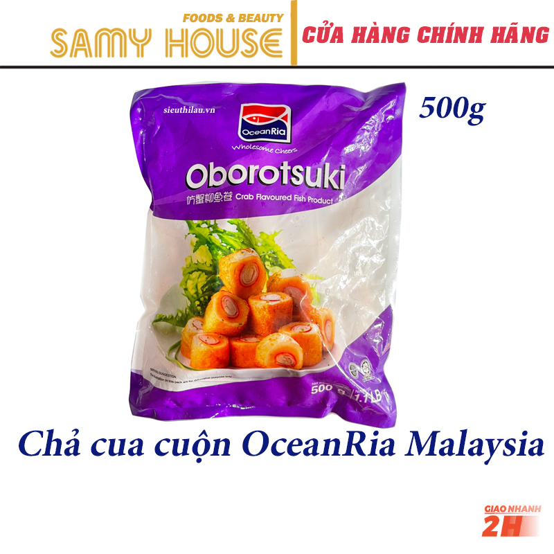 [Samy Food] [HCM SHIP 2H] Chả Cua Cuộn OceanRia 500g