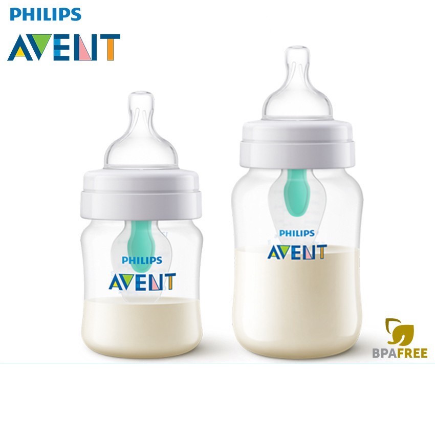 Bình sữa avent anti-colic có van airfree 125ml, 260ml