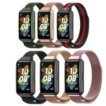 Dây Đeo Lưới Thép Không Gỉ Cho Huawei Band 7