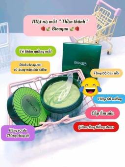Mặt nạ mắt BIOAQUA giảm thâm quầng , lão hóa vùng mắt