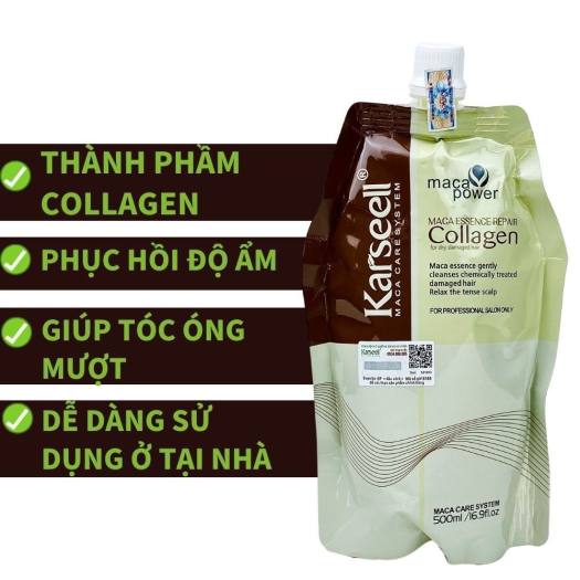 Ủ TÓC COLLAGEN BỊCH 500ML SIÊU MỀM MƯỢT
