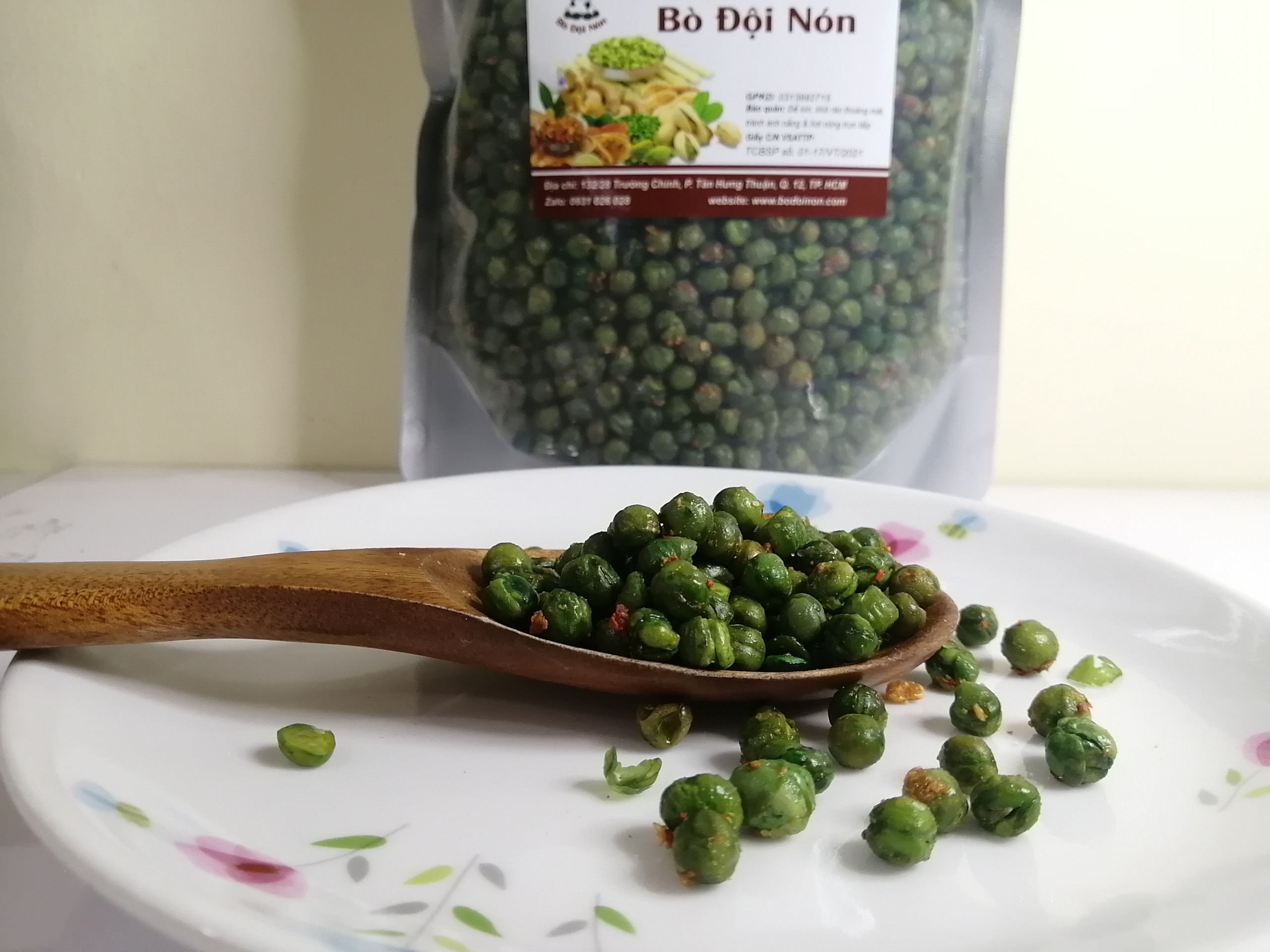 [HCM]Combo 1kg đậu hà lan rang tỏi ớt