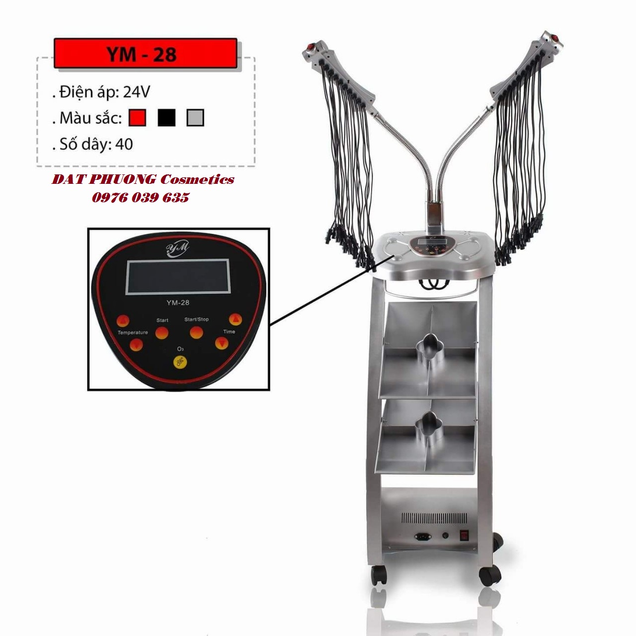 Máy uốn tóc setting ym-28. máy 40 dây