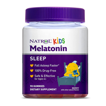 Natrol Melatonin Kids - Kẹo dẻo ngủ ngon, hỗ trợ giấc ngủ cho bé 90 viên