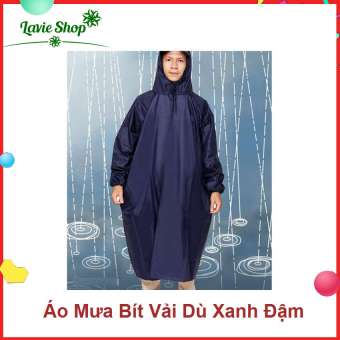 Áo Mưa Bít Vải Dù Siêu Bền  - Cao Cấp 1.4m
