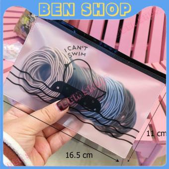 Dây chun buộc tóc - có túi zip