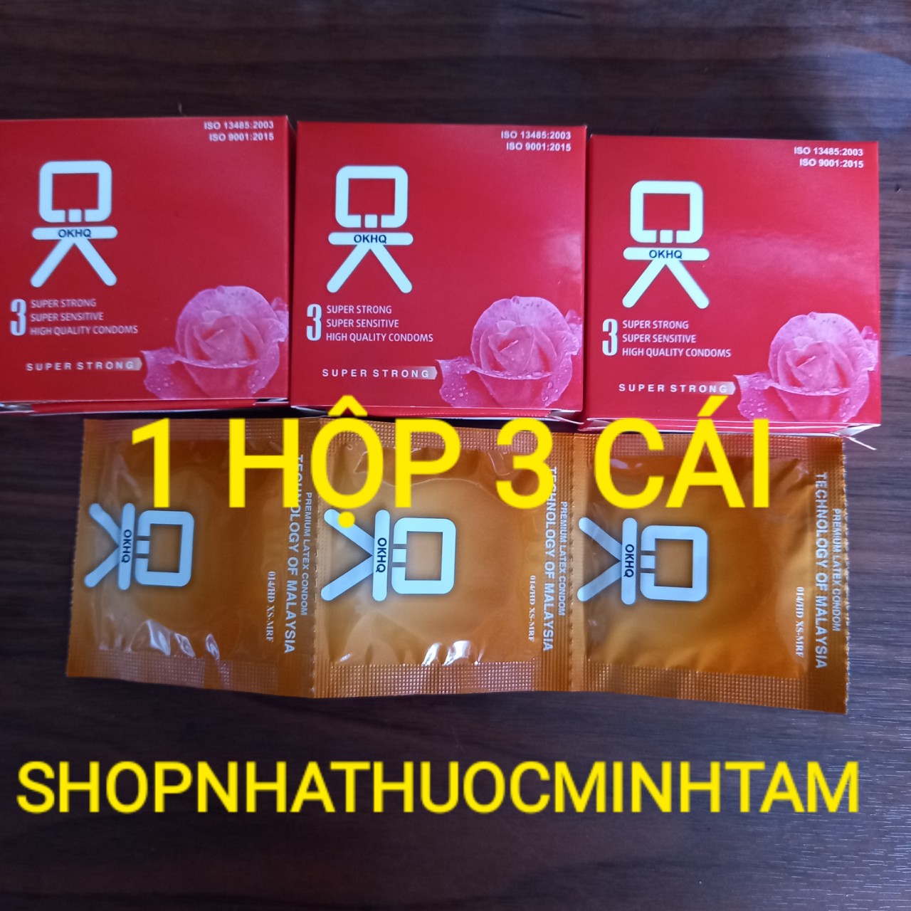 Ao mưa 1 hộp 3 cái